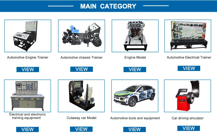 Hybrid Electric Vehicle Driving System Training Bench Automotive Training Equipment Vocational Training Educational Equipment