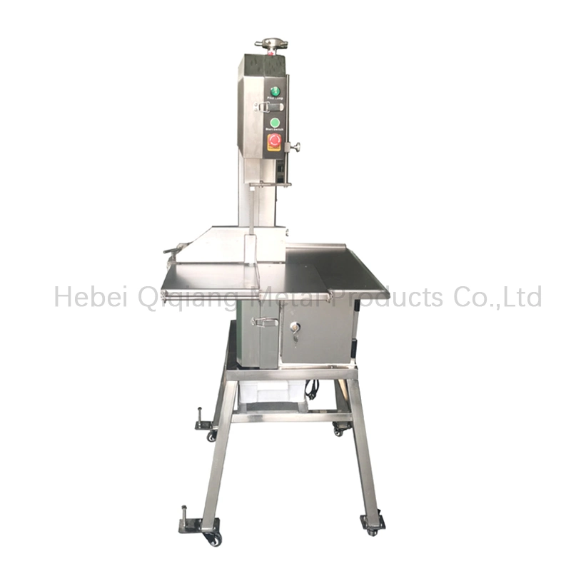 Qh300A Wholesale Electric Kitchen Frozen Fish Cow Meat Band Saw Pig/Pork Chicken Cutting Machine Table Bone Saw Equipment 2HP/1.5kw Manufacturer