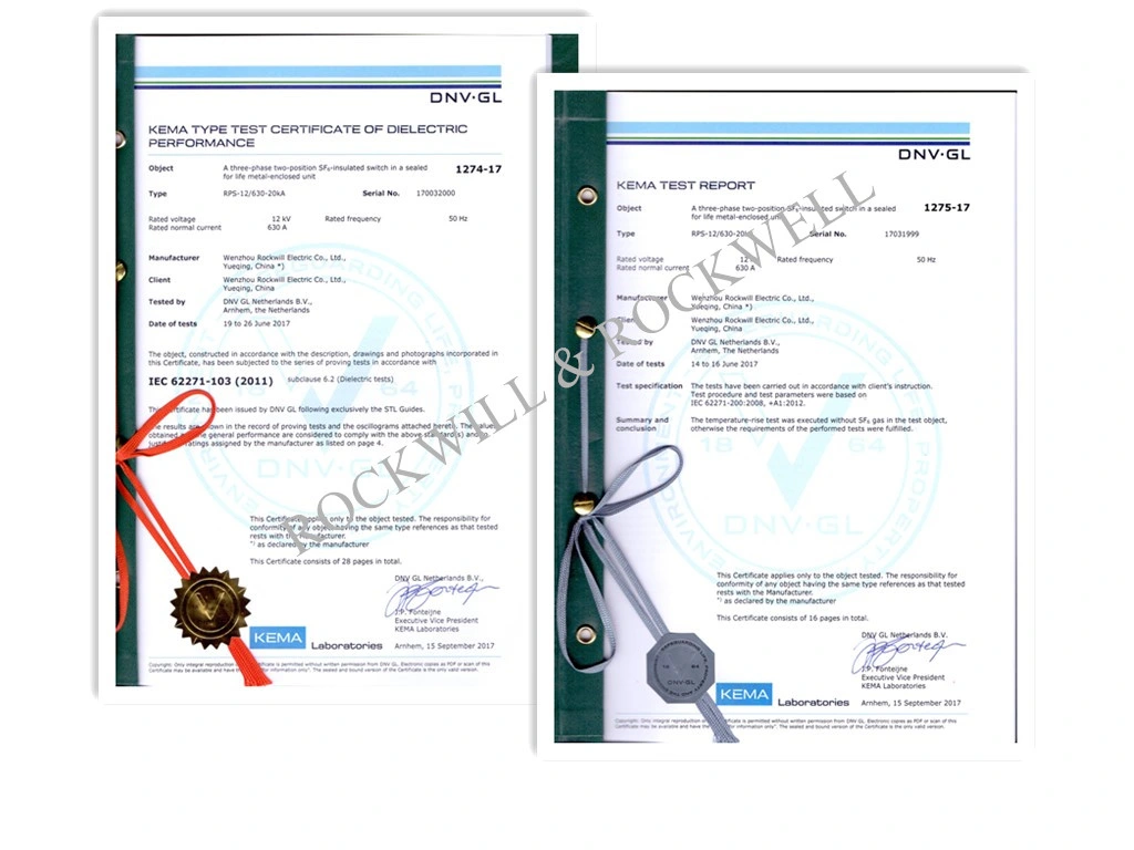 Rps-12kv, 20kv, 33kv/630A-25ka Outdoor Pole Mounted Sf6 Gas Insulated Load Break Switch (LBS)