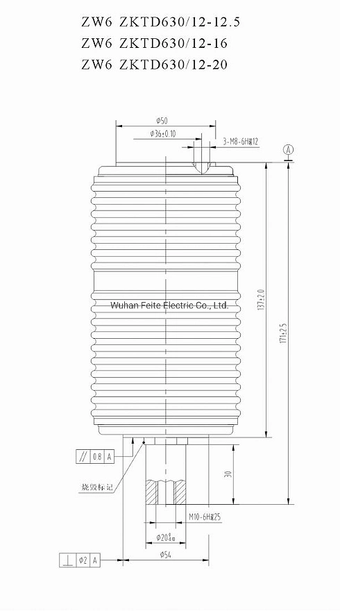 Medium Voltage Outdoor Vacuum Circuit Breaker Rated Voltage 7.2kv/12kv, Rated Current 630A/1250A/2000A/3150A/4000A Vacuum Interrupter