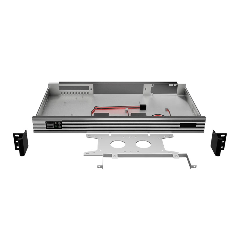 Custom 19 Inch Aluminum Industrial Control 1u Rack Mount Server Chassis