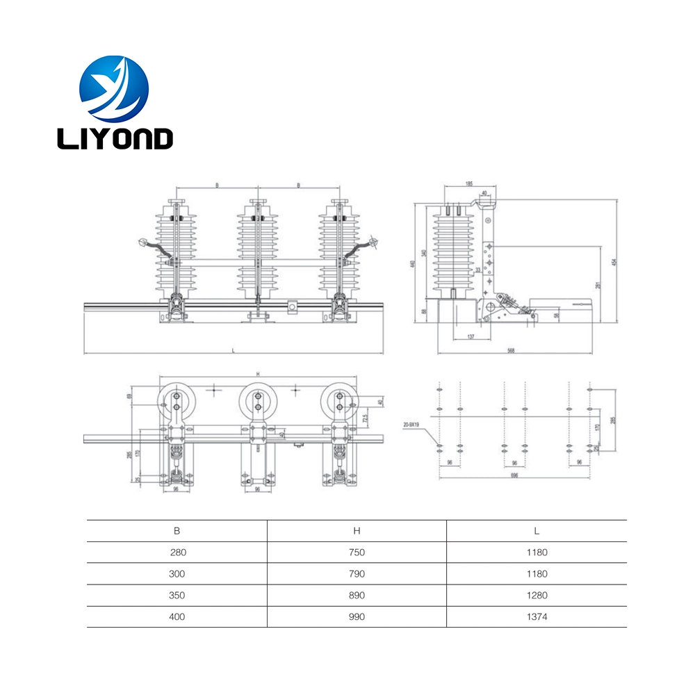 Jn22b-40.5/31.5 40.5kv Indoor Power Distribution Equipment Disconnecting Switch Earthing Switch