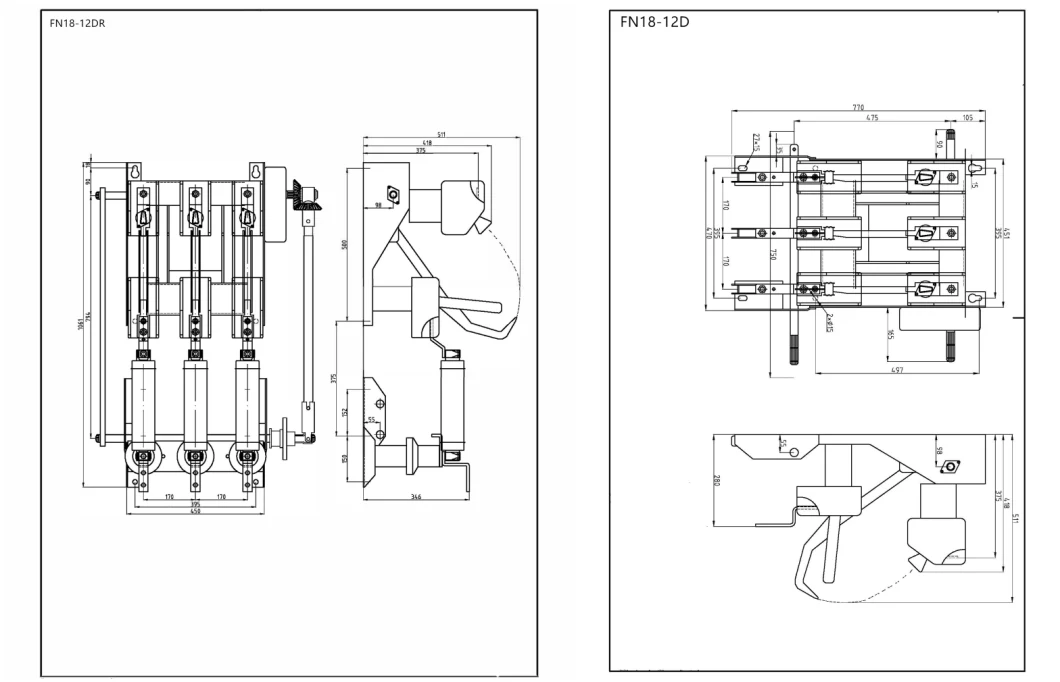 Air Insulated Load Break Switch with Earthing (FN18-12)