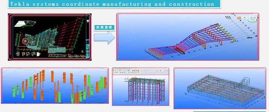 Primary and Secondary Steel Framing Building Components