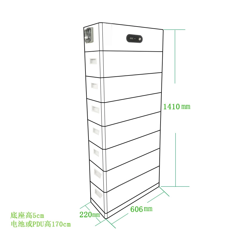 High Voltage 10kwh 15kwh 20kwh Battery Lithium Ground Hv-20K Energy Storage Battery 20kwh LiFePO4 Battery Pack