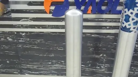 야외 안전 볼라드, 하역 상점용 스테인리스 스틸 주차 폴